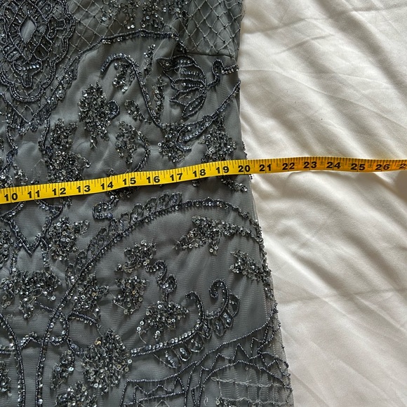 Pissarro Nights Ash Blue Sequin Gown - Picture 13 of 14